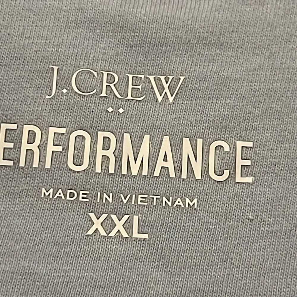 NWT J Crew Striped Performance Half Zip